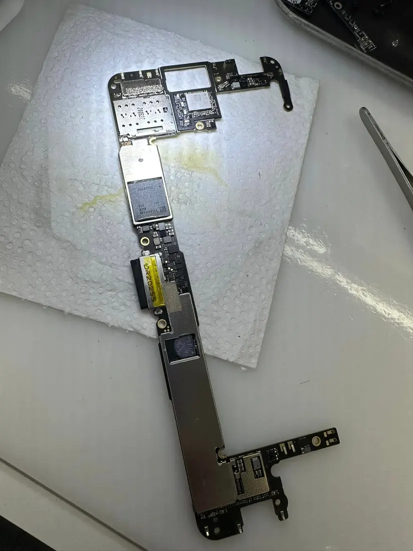 取出的 ROG Phone 3 細長型主機板